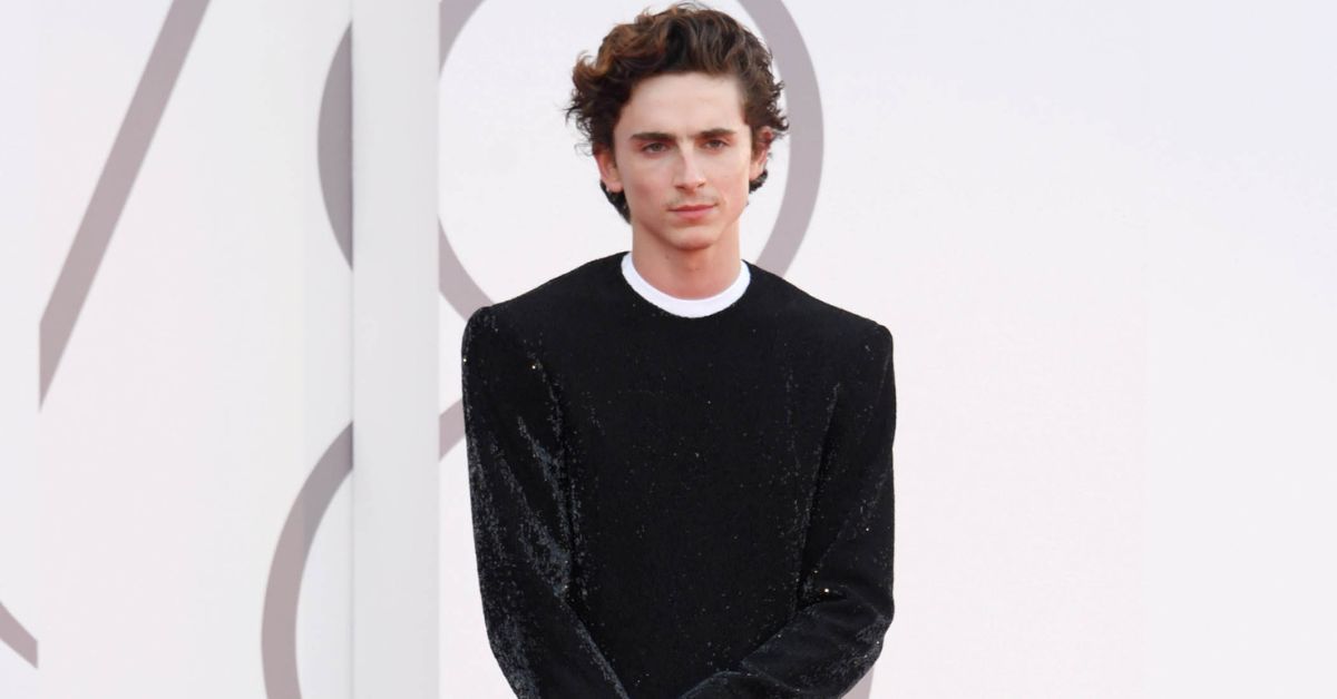 Timothee Chalamet at the Dune Premiere During 78th Venice Film Festival