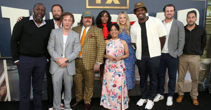 The Bear cast on the red carpet