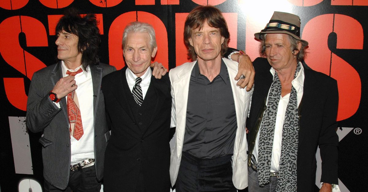 The Rolling Stones on the red carpet