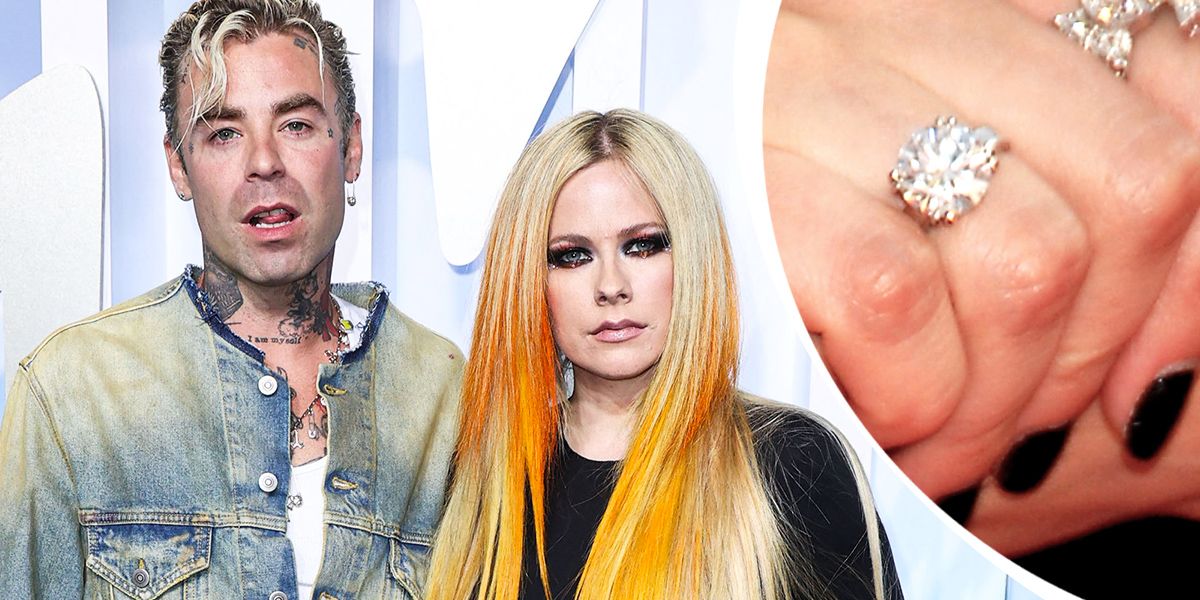 The Truth About Avril Lavigne's Engagement Ring From Her Failed ...
