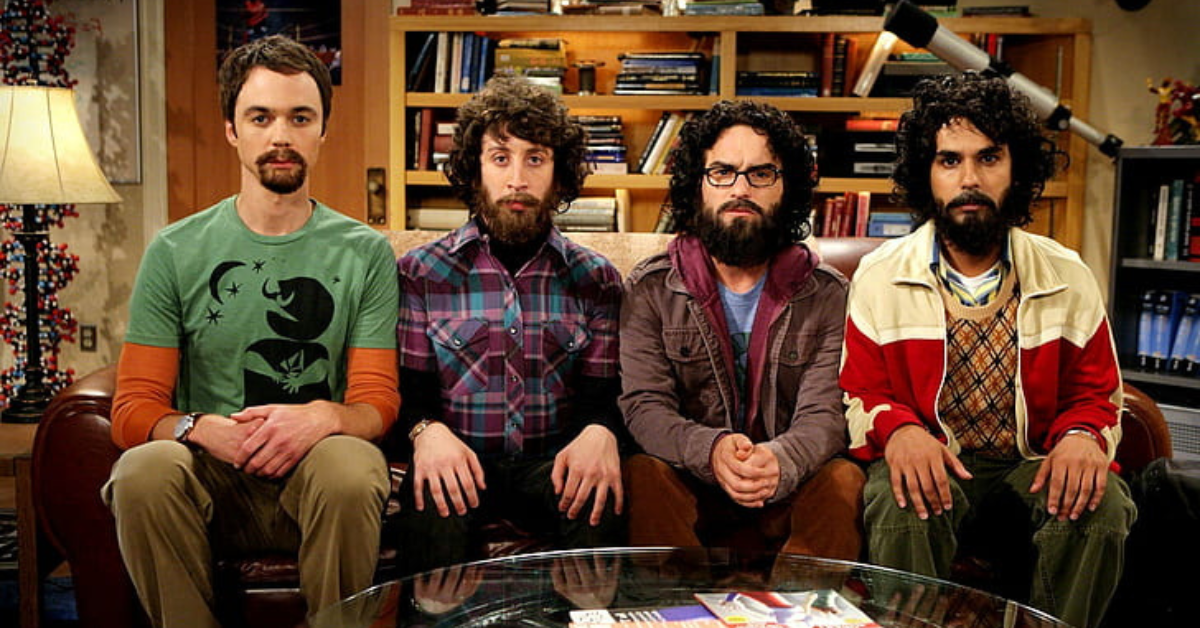 Big Bang Theory cast with beards