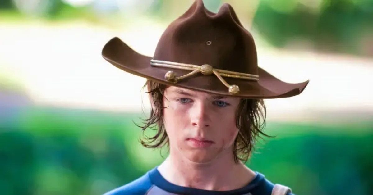 Chandler Riggs As Carl Grimes In The Walking Dead