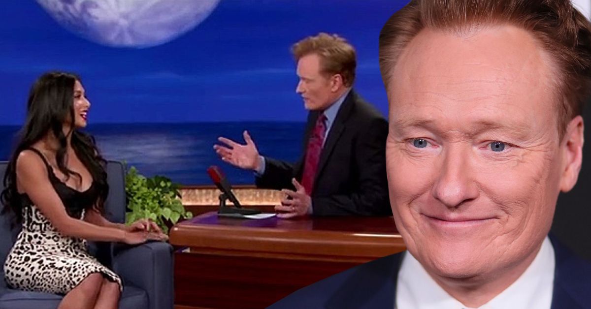 Conan O'Brien Stood Up To Nicole Scherzinger After She Accused Him Of Staring At Her Chest During An Interview