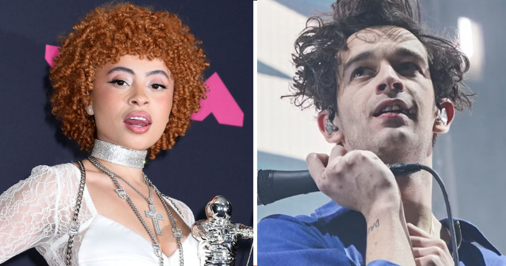 Ice Spice Defends Matty Healy After Racist Comments As He Admits The ...