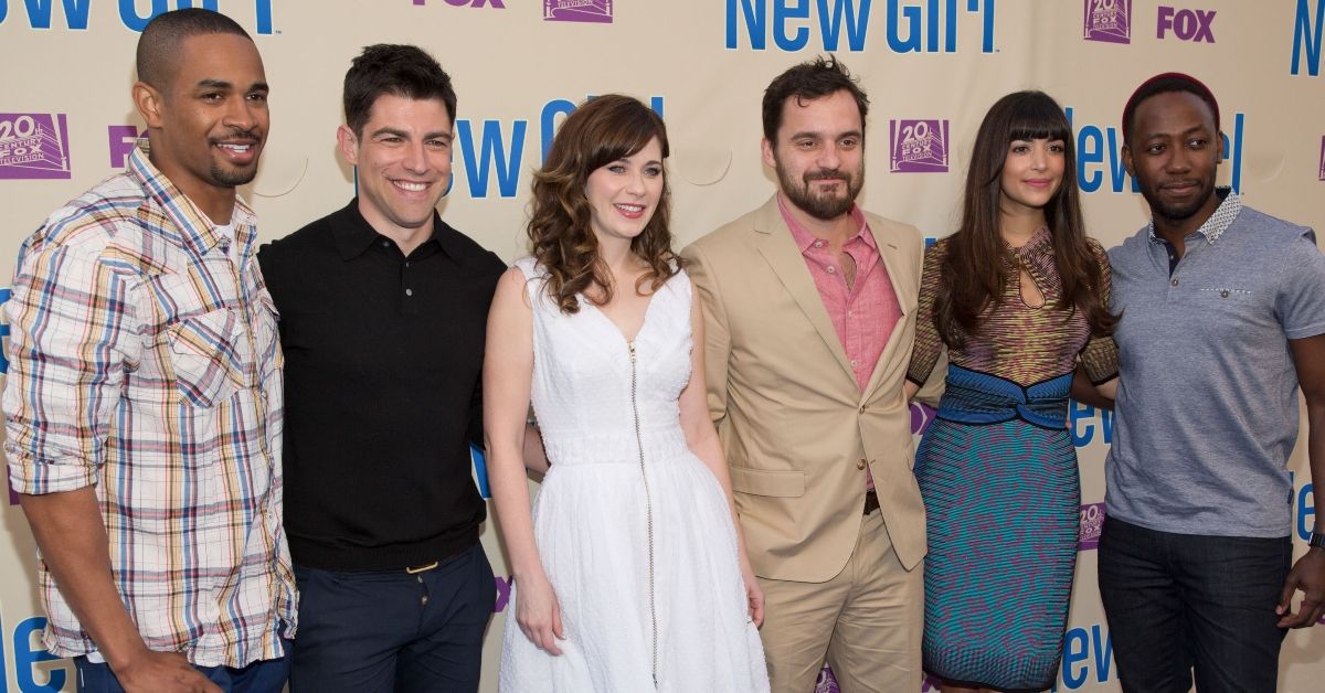 Zooey Deschanel and the cast of 'New Girl' on the red carpet