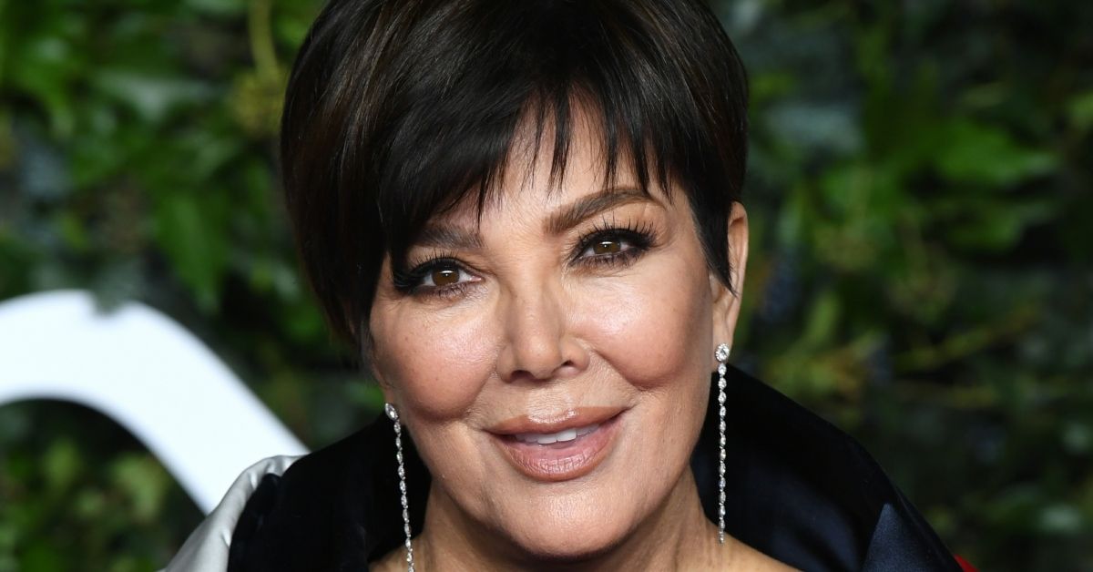 Kris Jenner smiling on the red carpet