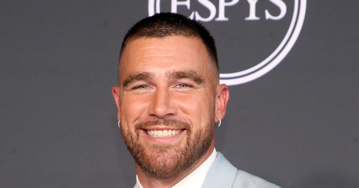 Travis Kelce on the red carpet
