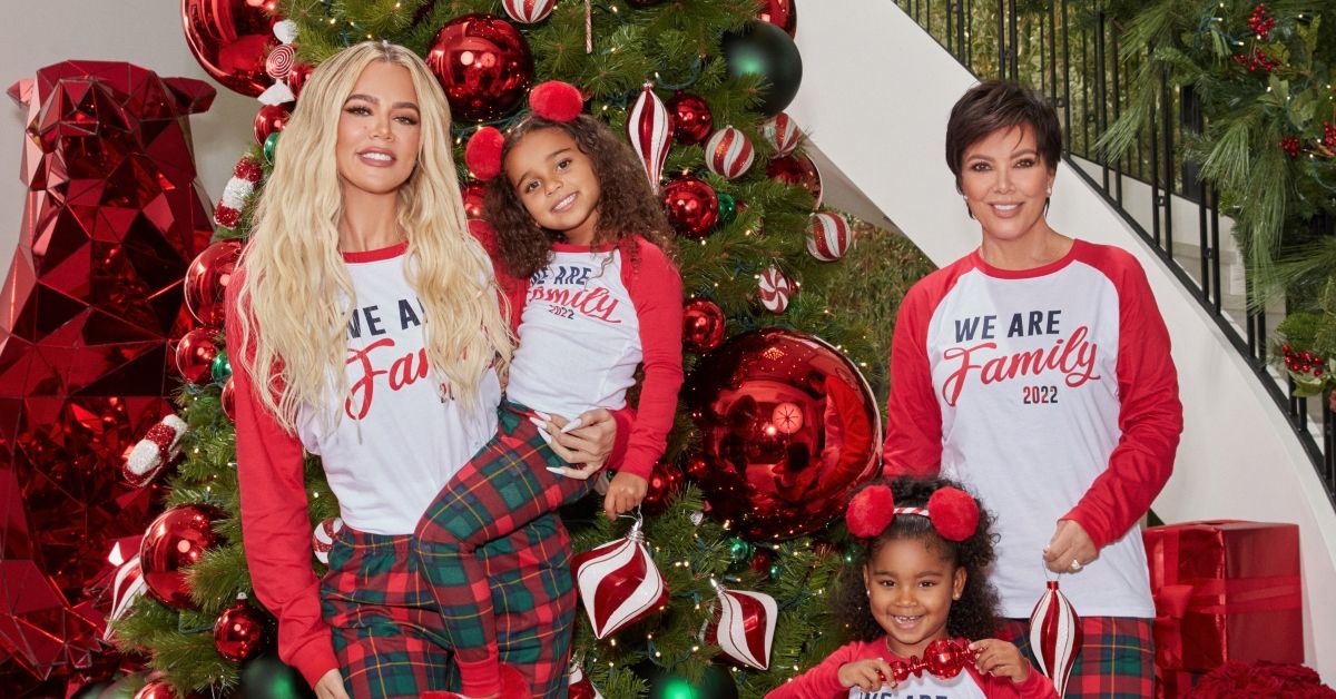 Kris Jenner and Khloe Kardashian Christmastime