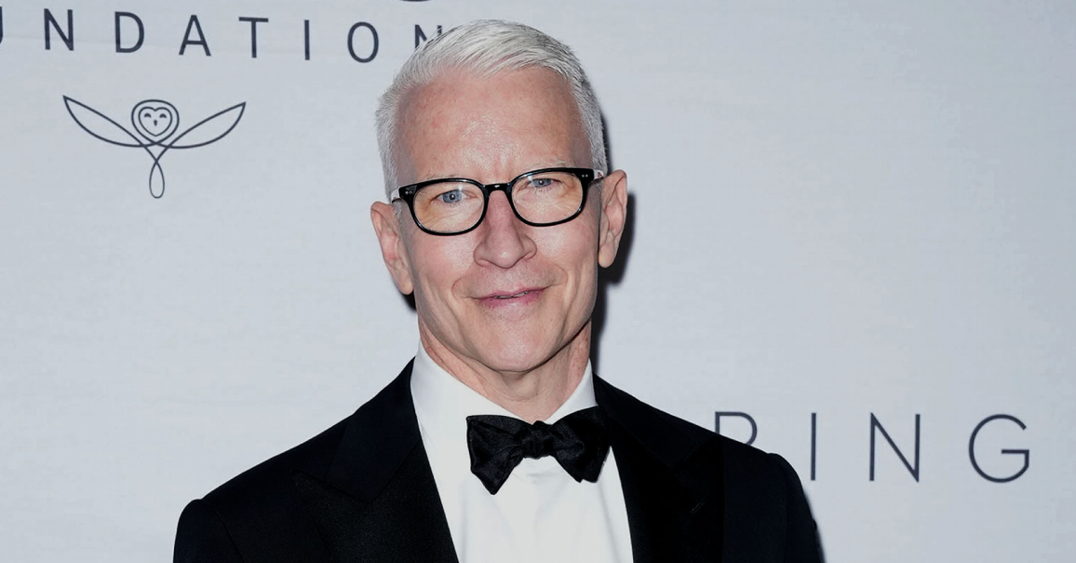 Anderson Cooper on the red carpet