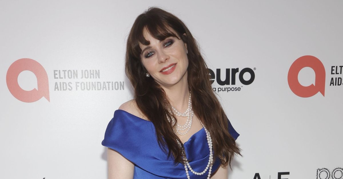 Zooey Deschanel on the red carpet