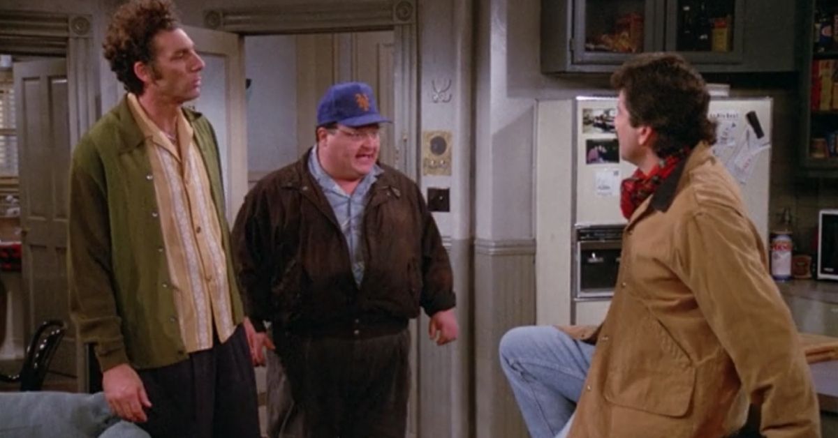 Keith Hernandez and Wayne Knight and Michael Richards Newman and Kramer