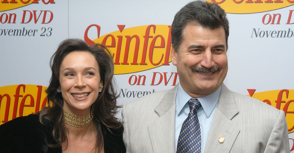 Keith Hernandez and wife on red carpet for Seinfeld DVD-1