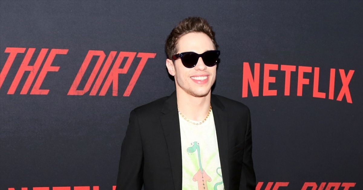 Pete Davidson attending The Dirt premiere in 2019