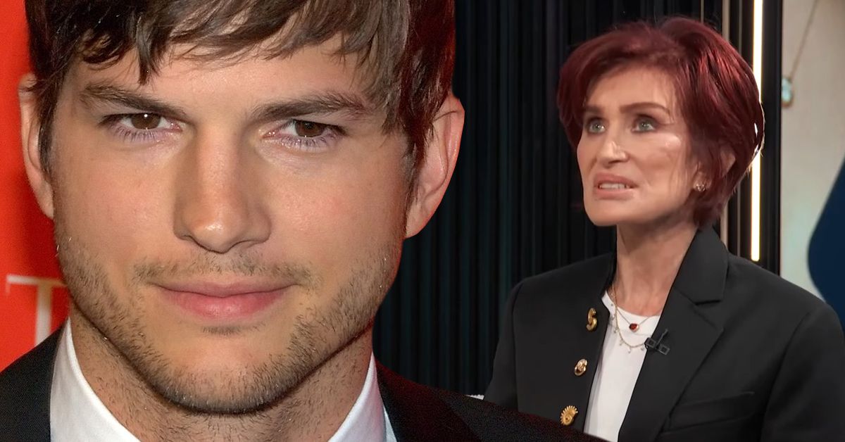 Ashton Kutcher y Sharon Osbourne