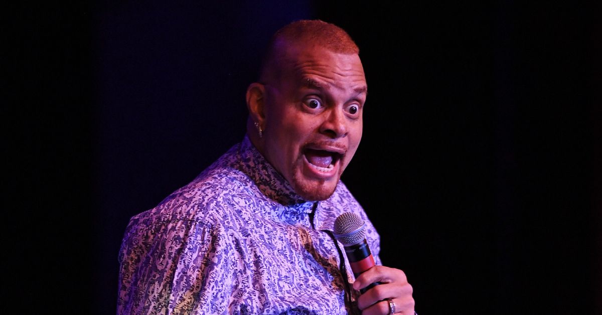 Sinbad looking freaked out