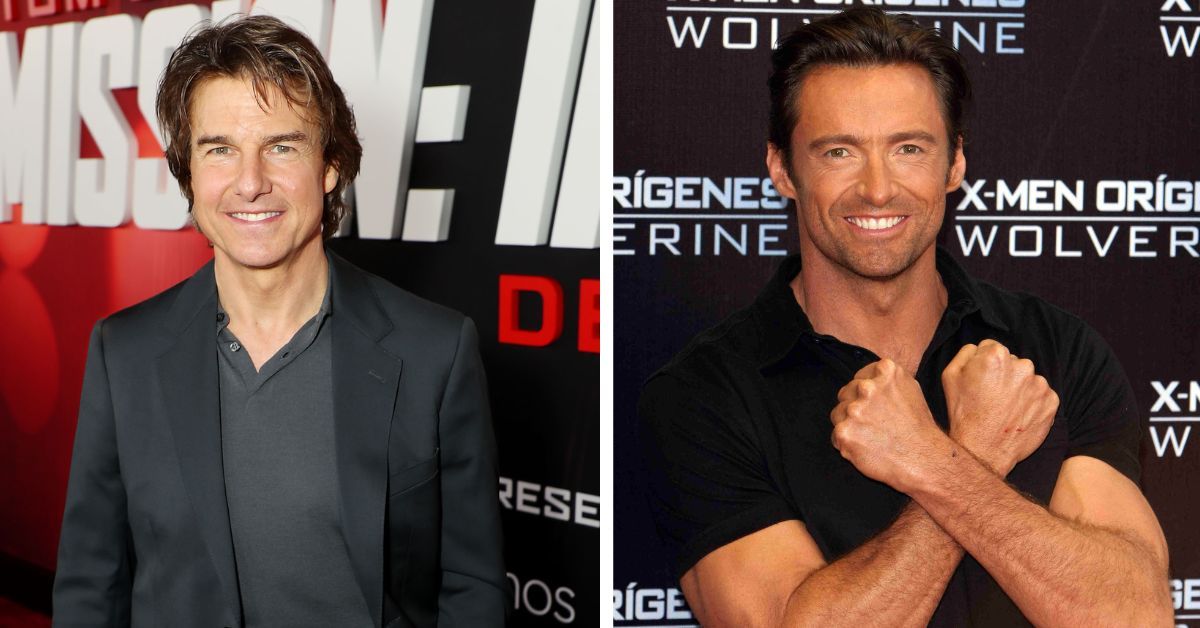 Tom Cruise and Hugh Jackman on the red carpet