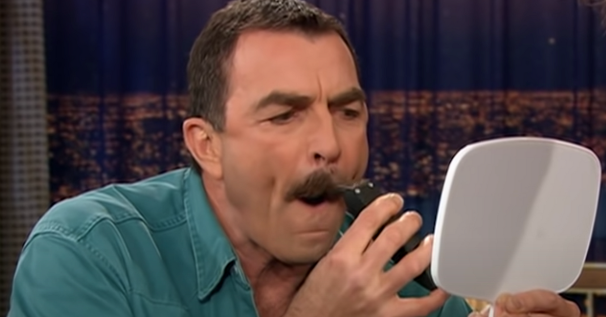 The Moment Tom Selleck Shaved Off His Mustache In The Middle Of An Interview With Conan Obrian 5154