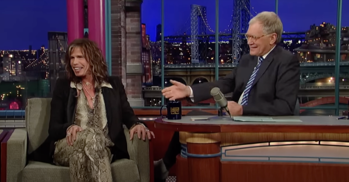 Steven Tyler y David Letterman