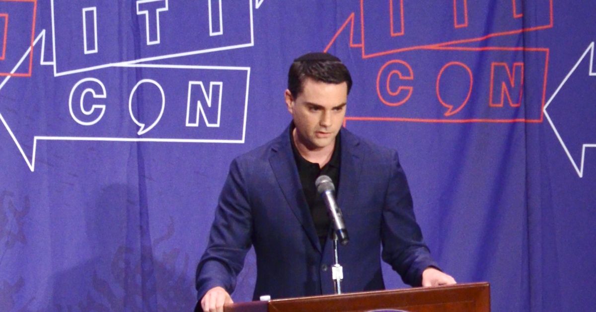 Ben Shapiro from the Daily Wire making a speech