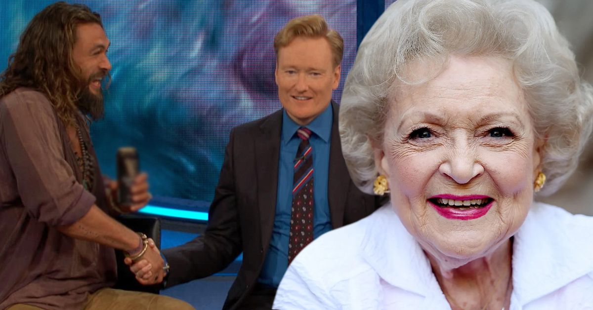 Betty White's Crush On Jason Momoa Couldn't Be Contained During An Interview On Conan O'Brien's Show 