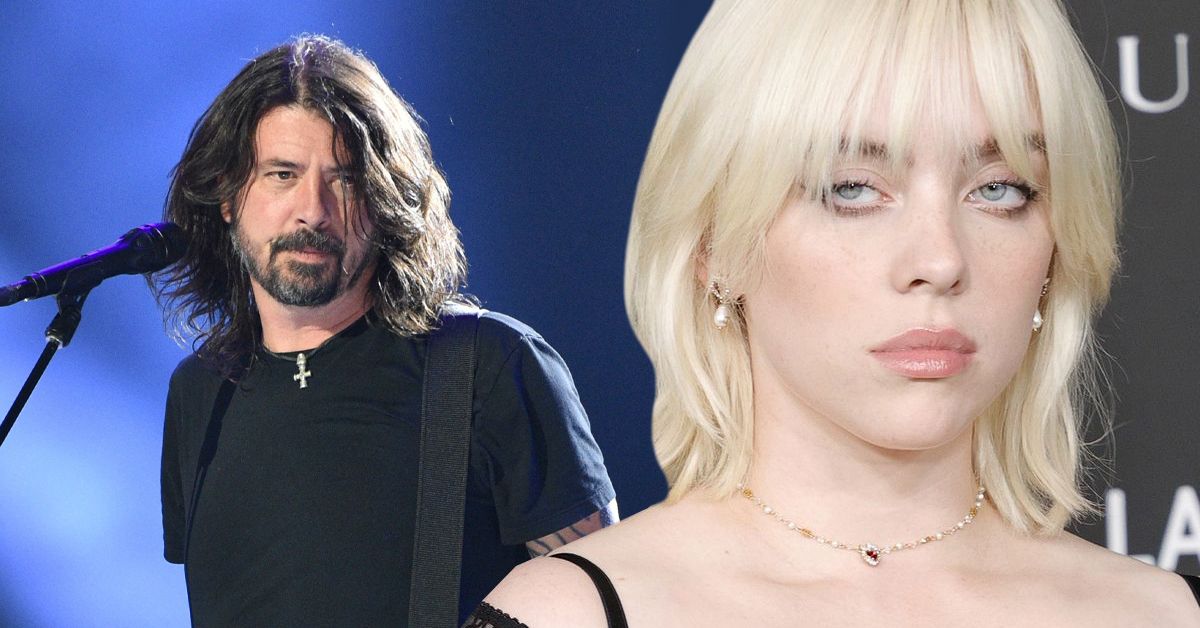 Billie Eilish and Dave Grohl 