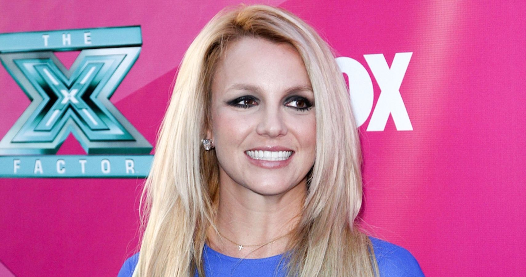 Britney Spears on X Factor carpet