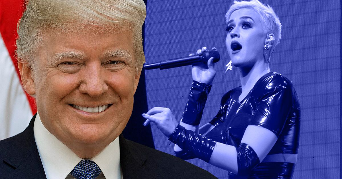 Donald Trump and Katy Perry
