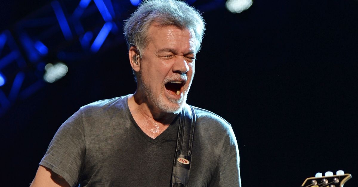 Eddie Van Halen during a concert
