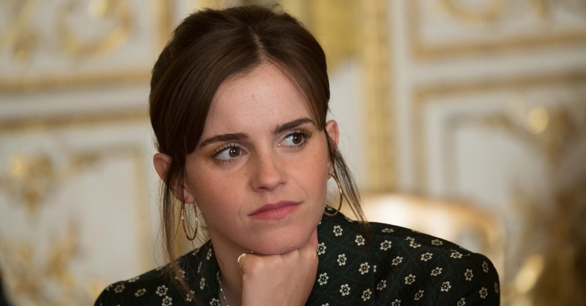 Emma Watson looking annoyed