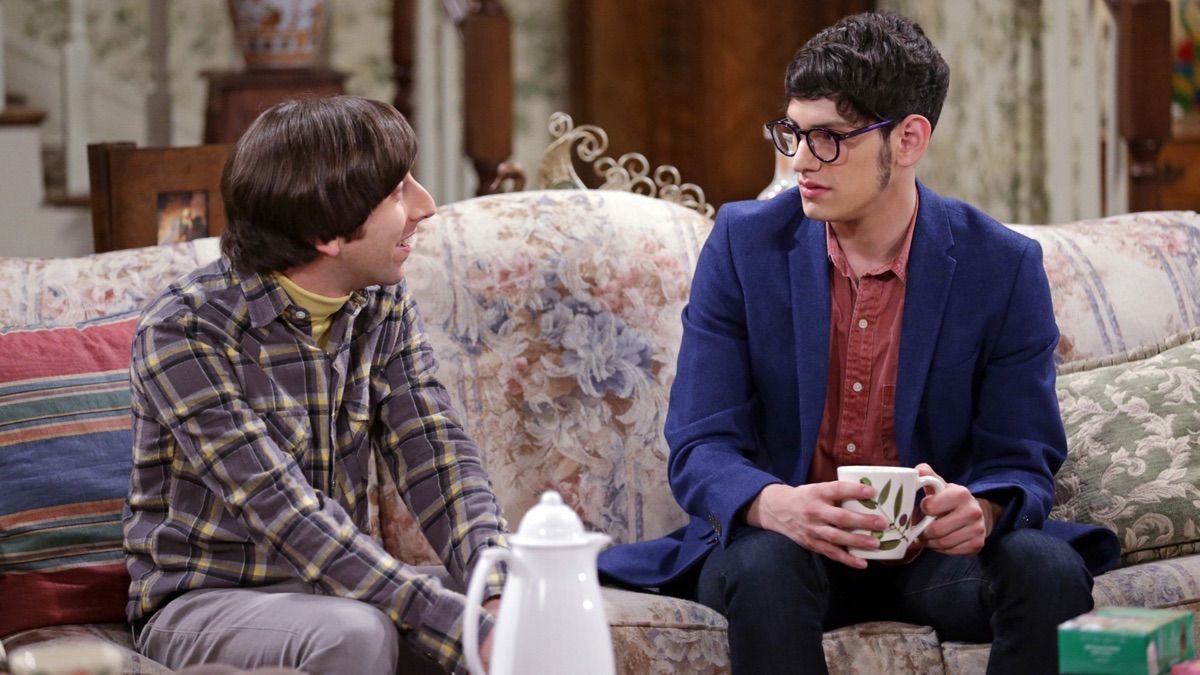 Howard and his half brother Josh on Big Bang Theory