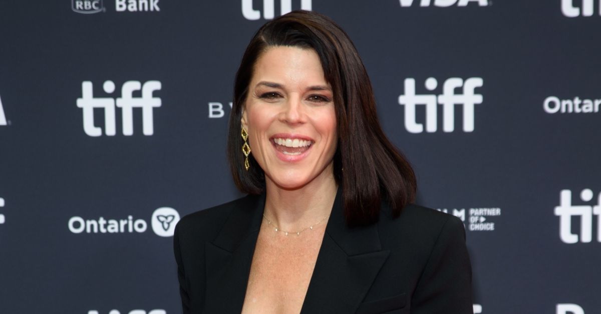 Neve Campbell on the red carpet