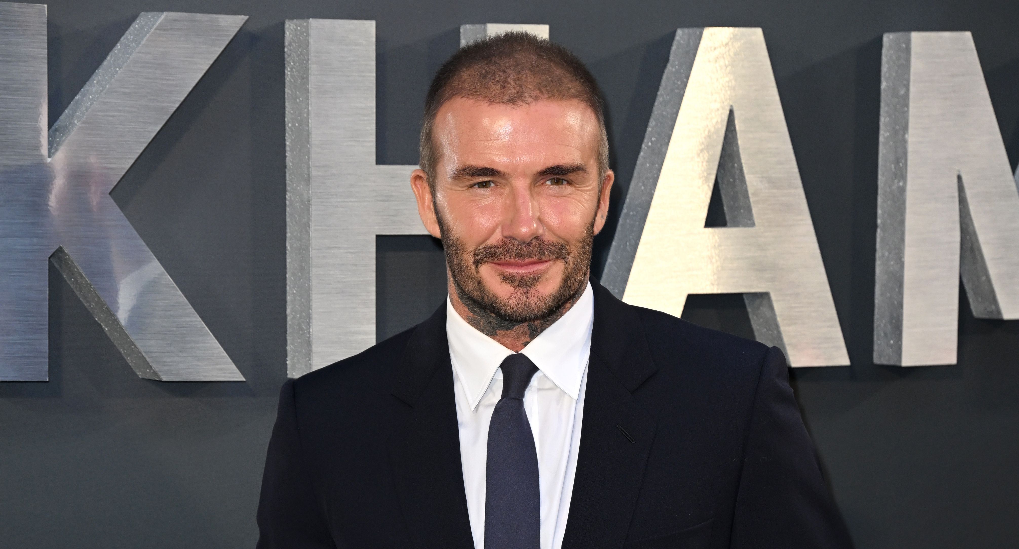 Why did David Beckham shave his head recently?