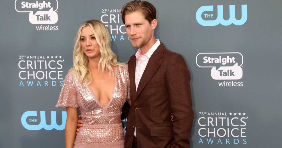 Kaley Cuoco and her ex-husband Karl Cook before their divorce