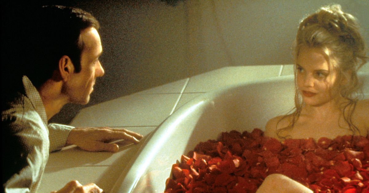 Kevin Spacey and Mena Suvari from American Beauty