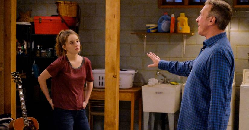 Kaitlyn Dever and Tim Allen in Last Man Standing