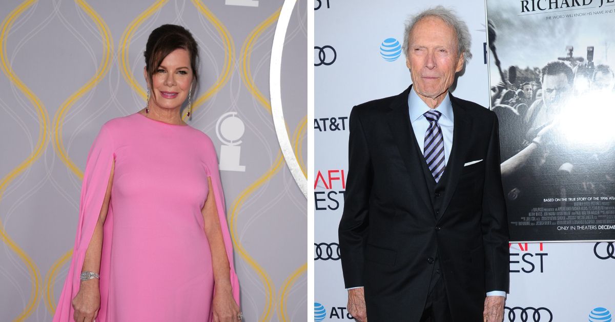 Marcia Gay Harden and Clint Eastwood side by side