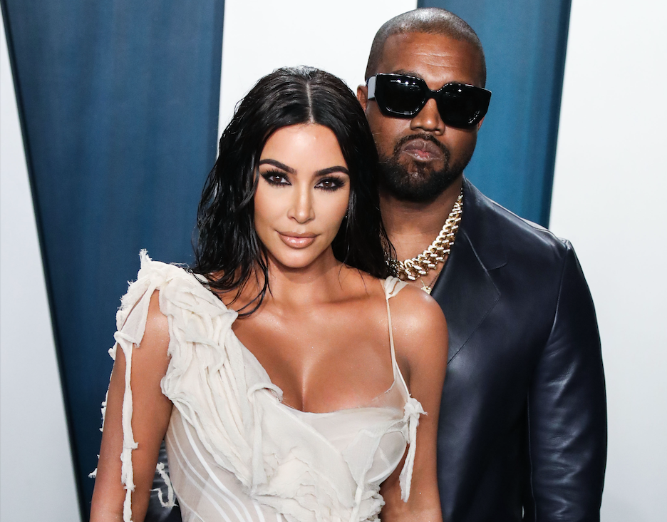 Kim Kardashian and Kanye West 