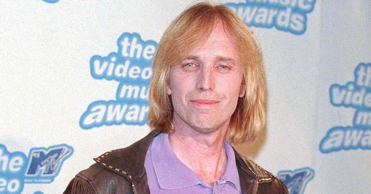 Tom Petty smiling on the red carpet