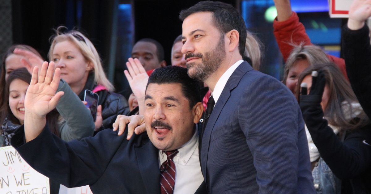 Jimmy Kimmel and his sidekick, Guillermo Rodriguez