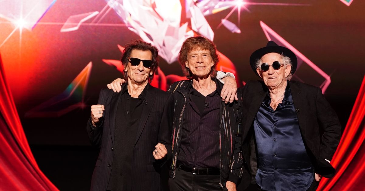 The Rolling Stones band Members Keith Richards and Mick Jagger Hackney Diamonds