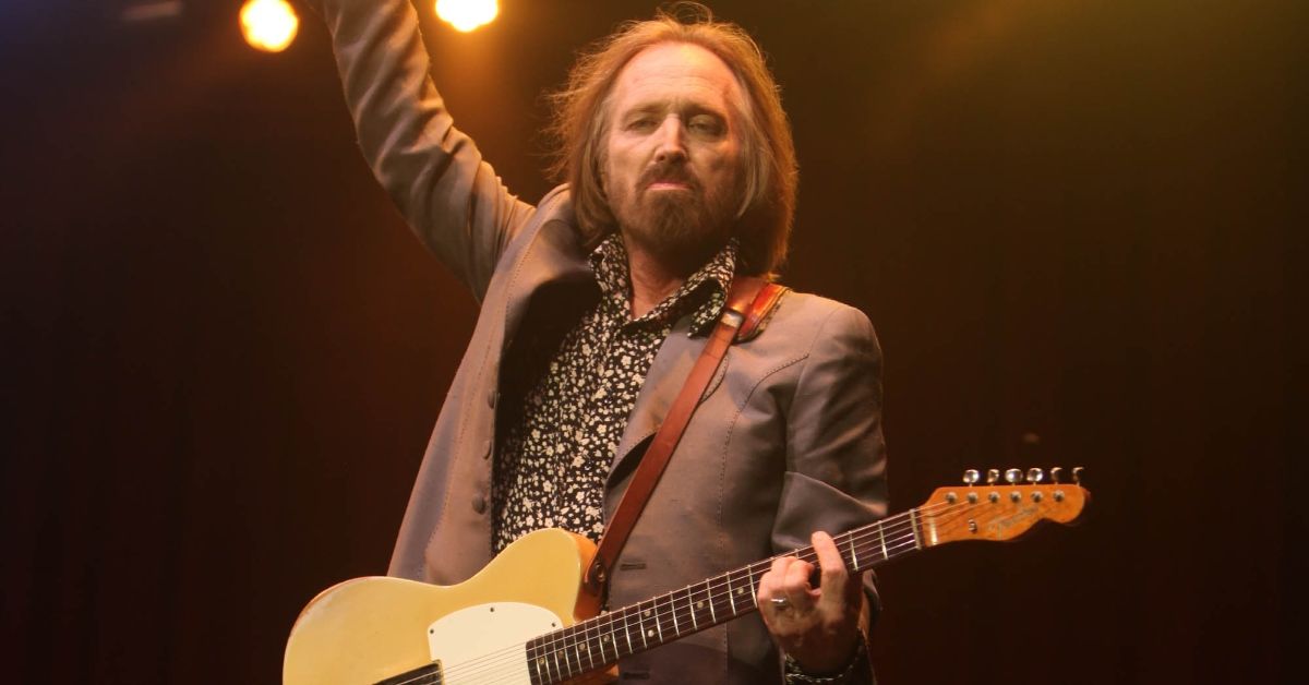 Tom Petty on stage at Bonnaroo