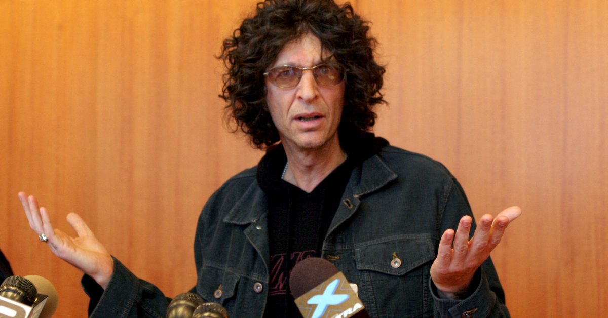 Howard Stern press conference in Times Square, New York
