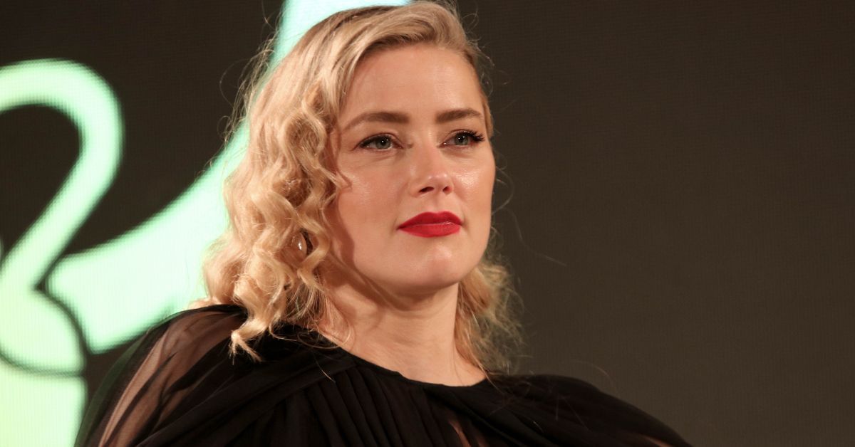 Amber Heard at Q&A during a film festival