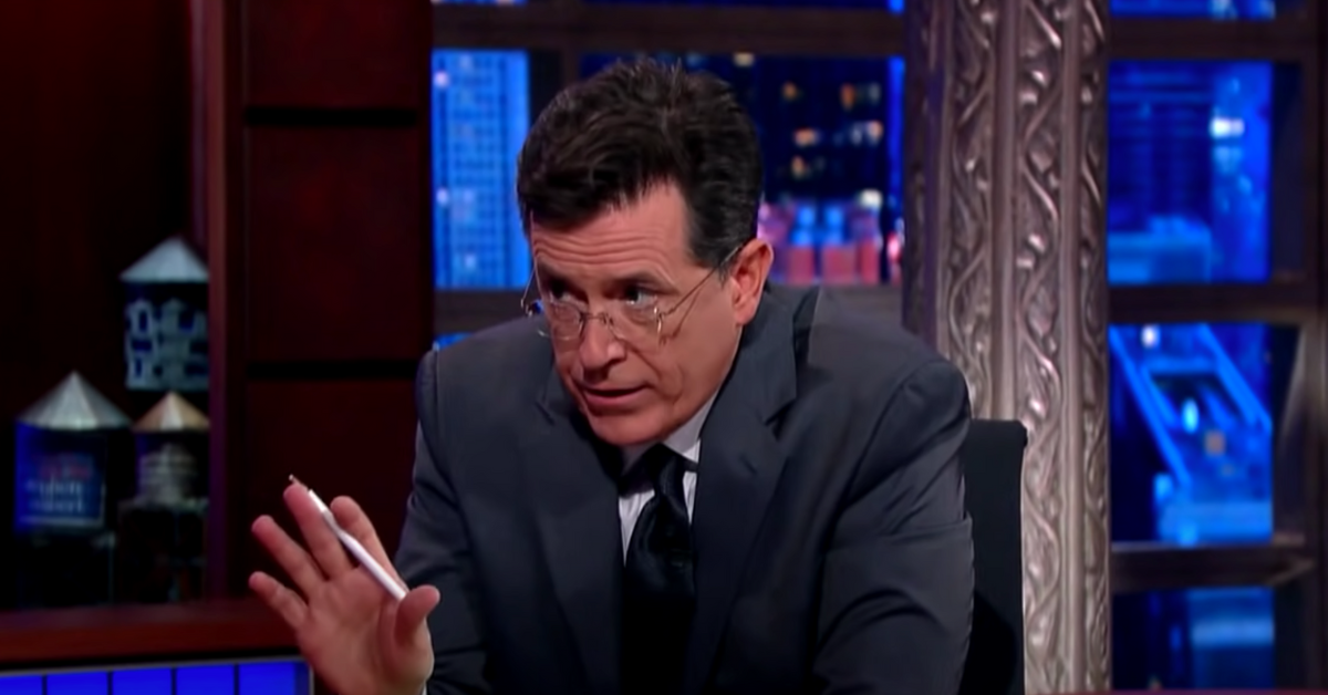 Stephen Colbert Stuck Up For This Guest Once The Boos Started Accumulating