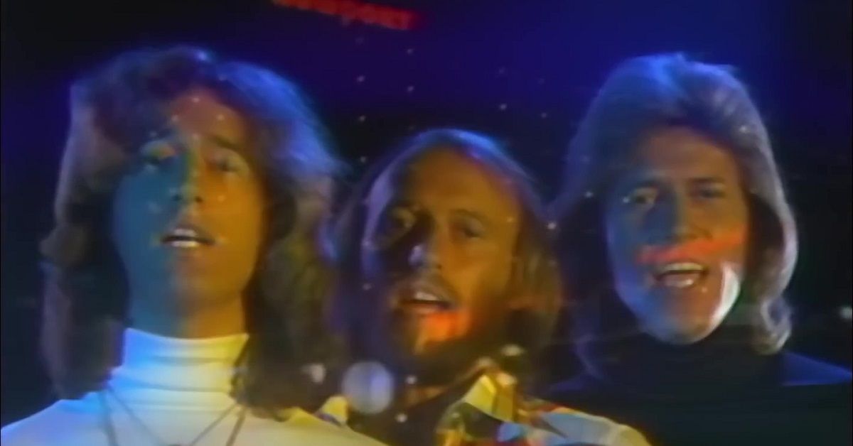 Bee Gees in Night Fever video