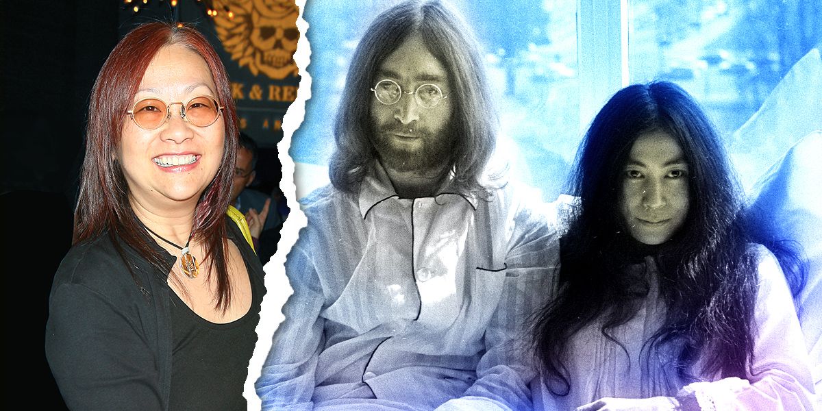 Beatles member John Lennon and wife Yoko Ono affair 