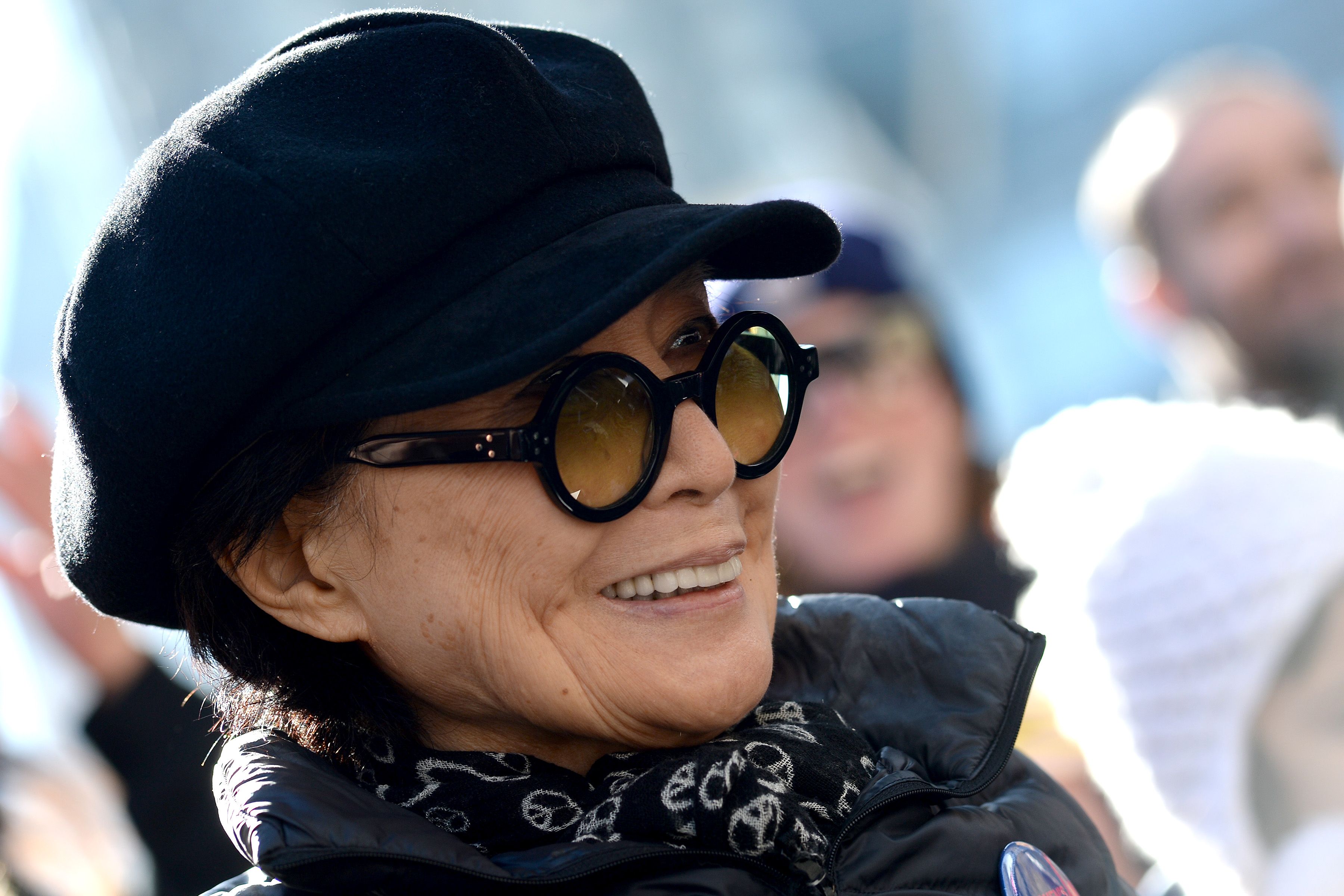 Yoko Ono Smiling