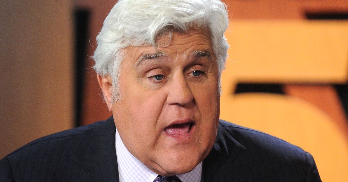 Jay Leno doing an interview
