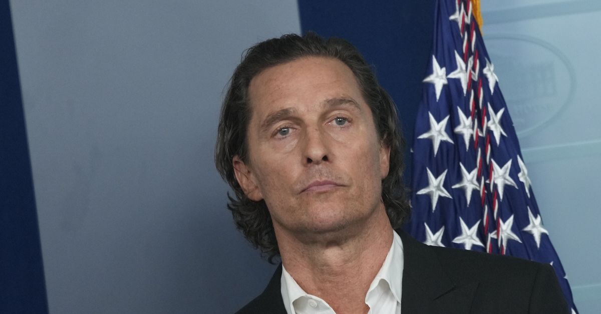 Matthew McConaughey at the White House