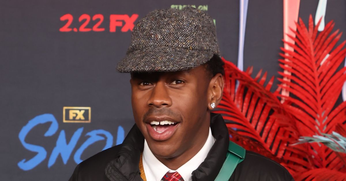 Tyler The Creator on the red carpet